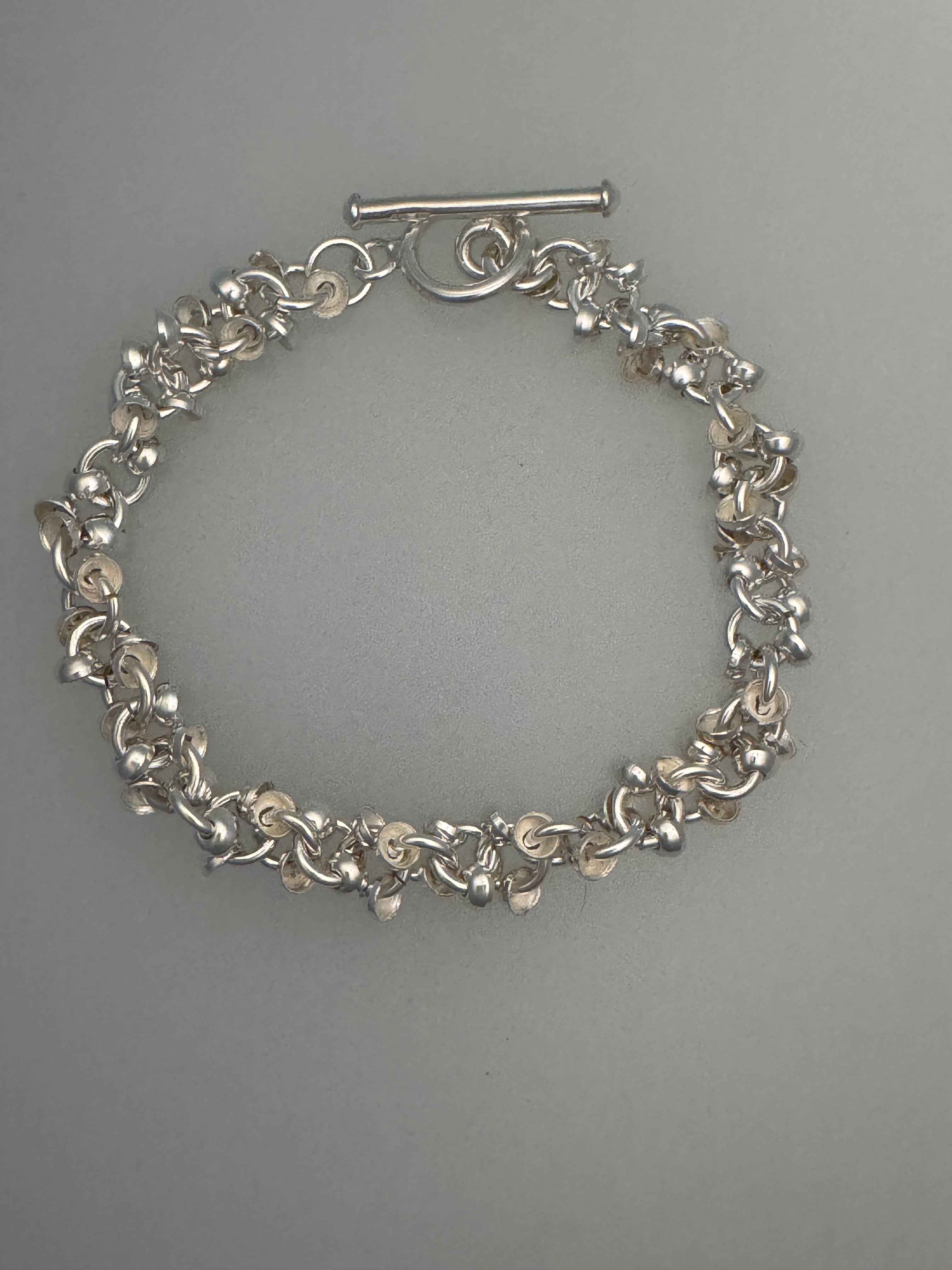 Pretty sterling silver bracelet